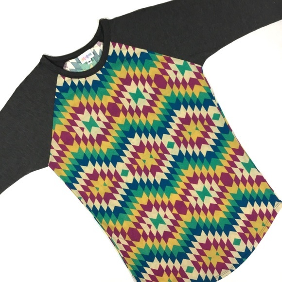 New With Tags! LuLaRoe Raglan Randy T Size Small - Picture 2 of 7